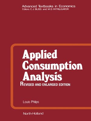 cover image of Applied Consumption Analysis